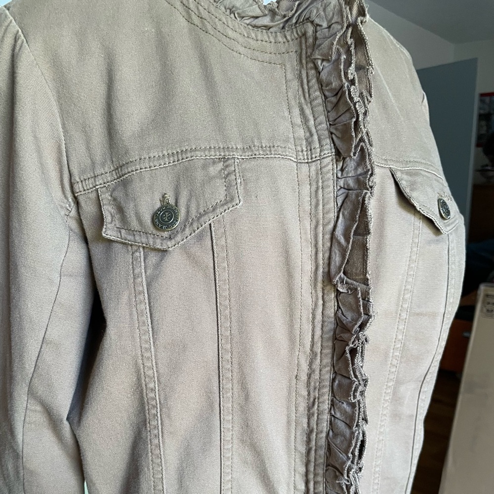 IZOD Ruffled Blazer/Jacket, Size L - Picture 9 of 10